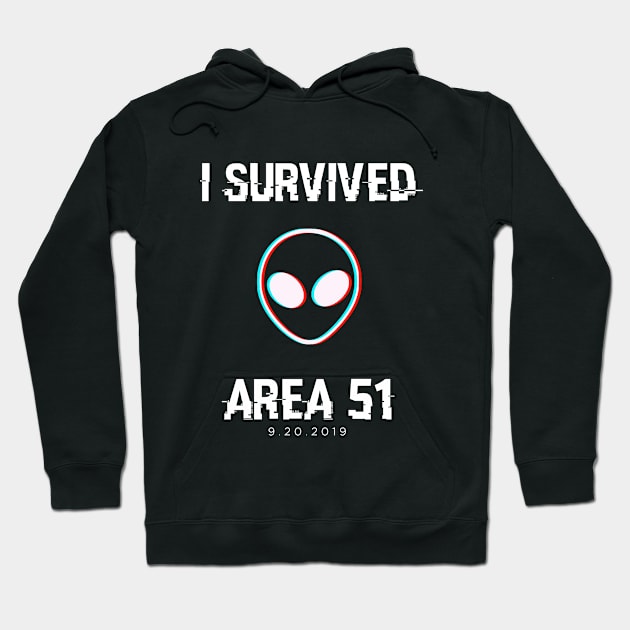 I Survived Area 51 Funny Meme Hoodie by nikoruchiArt